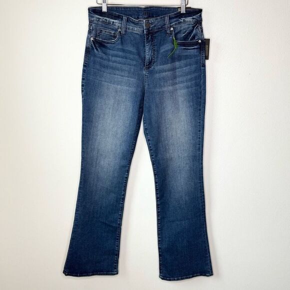 Kut From The Kloth High Rise Fab Ab Baby Bootcut Medium Rinse Jeans - Women’s US - Picture 1 of 16